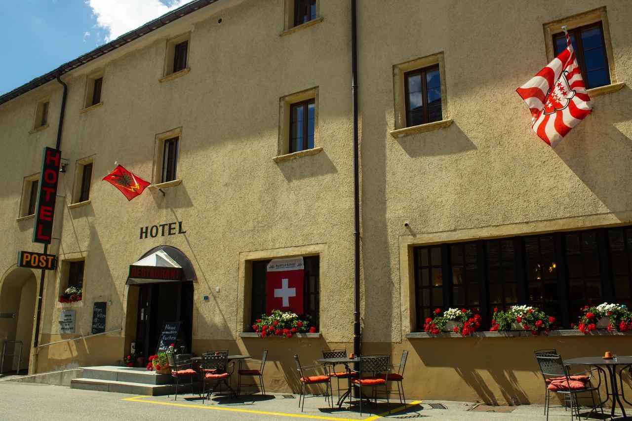 Hotel Restaurant Post Simplon Dorf Exterior photo