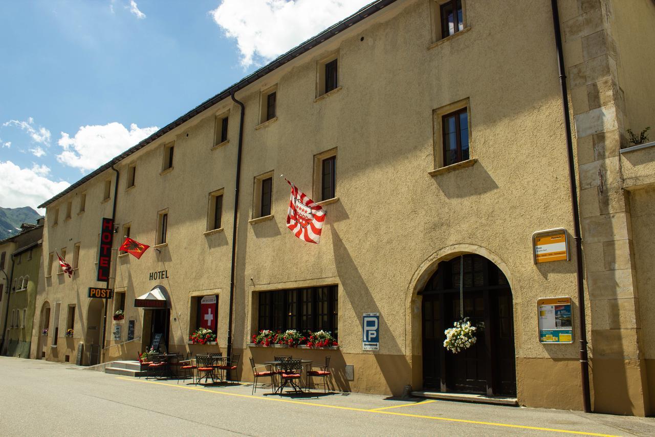 Hotel Restaurant Post Simplon Dorf Exterior photo